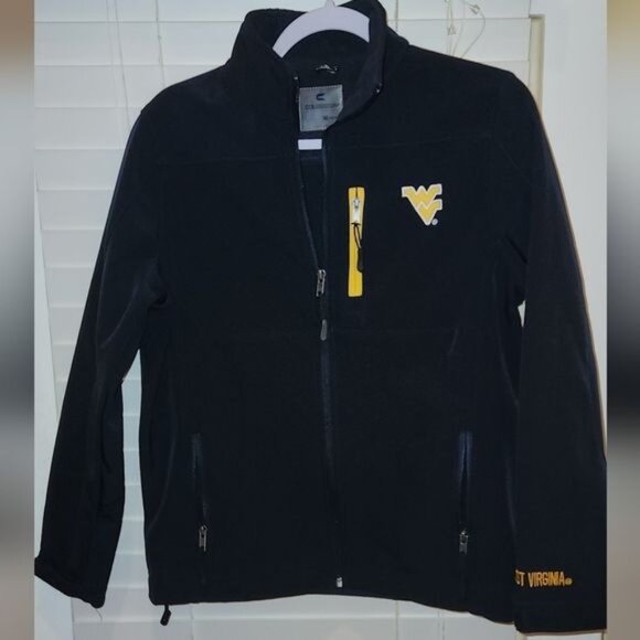 WEST VIRGINIA MOUNTAINEERS colosseum YOUTH MEDIUM 12/14 jacket preowned - Picture 1 of 11